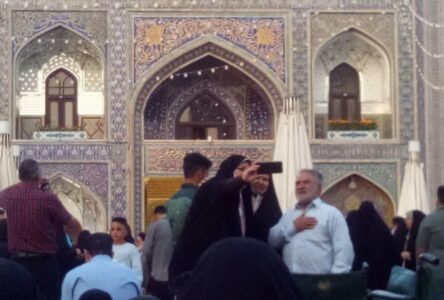 حرم امام رضا عکس با گنبد